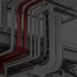 instalação de tubulação de gás