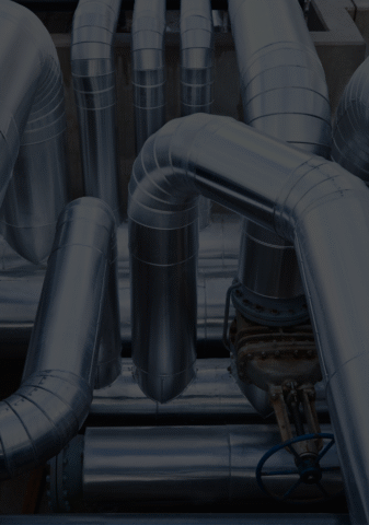 instalação de tubulação de gás