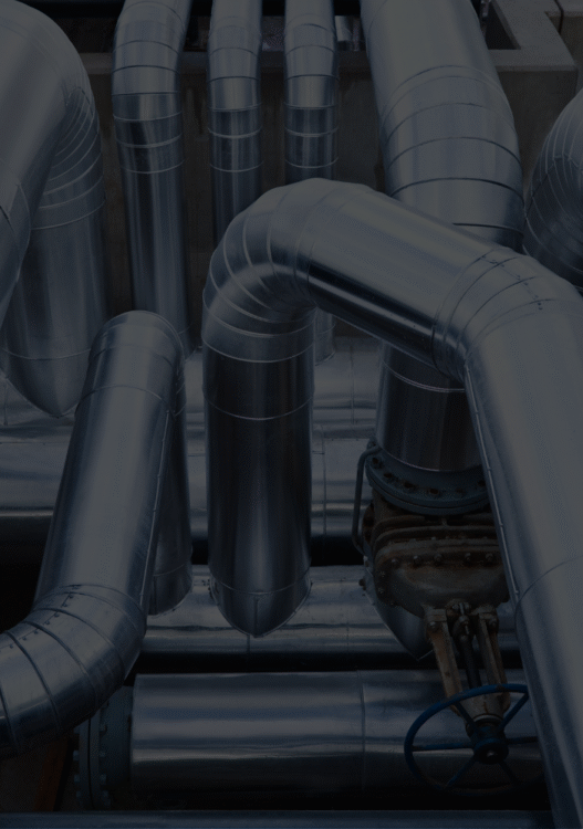 instalação de tubulação de gás