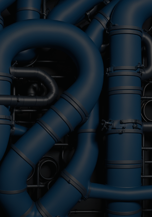 instalação de tubulação de gás