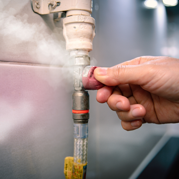 Fluxograma mostrando o processo transparente da Essencial Gás, do orçamento à entrega.