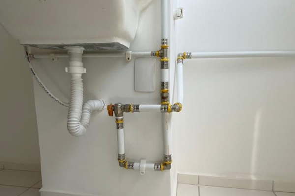 Vazamento de gás na tubulação