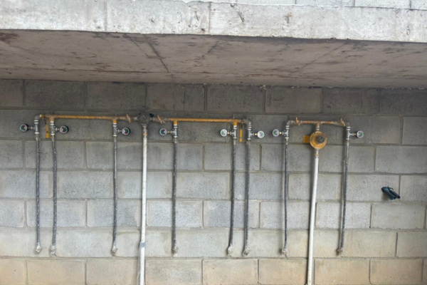 Vazamento de gás na tubulação