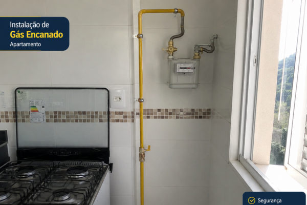 instalação de gás encanado em apartamento